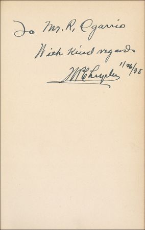 Lot #210 Walter Chrysler Book - Image 1