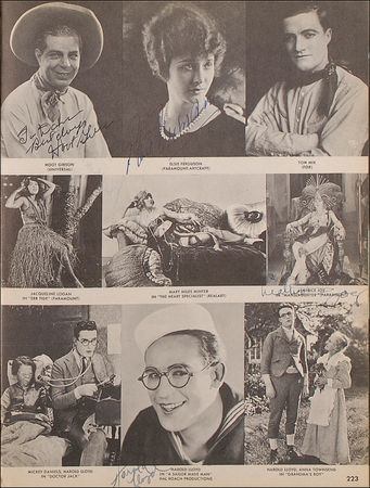 Lot #1369 Silent Screen: Exceptional collection of approximately 1,600 autographs from the pioneering faces of film - Image 11