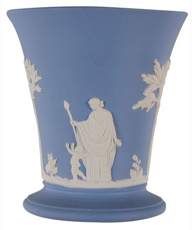 Lot #235 Diana: A uniquely personal pairing: a beautiful Wedgwood birthday vase, along with Diana?s hand-penned gift tag - Image 3