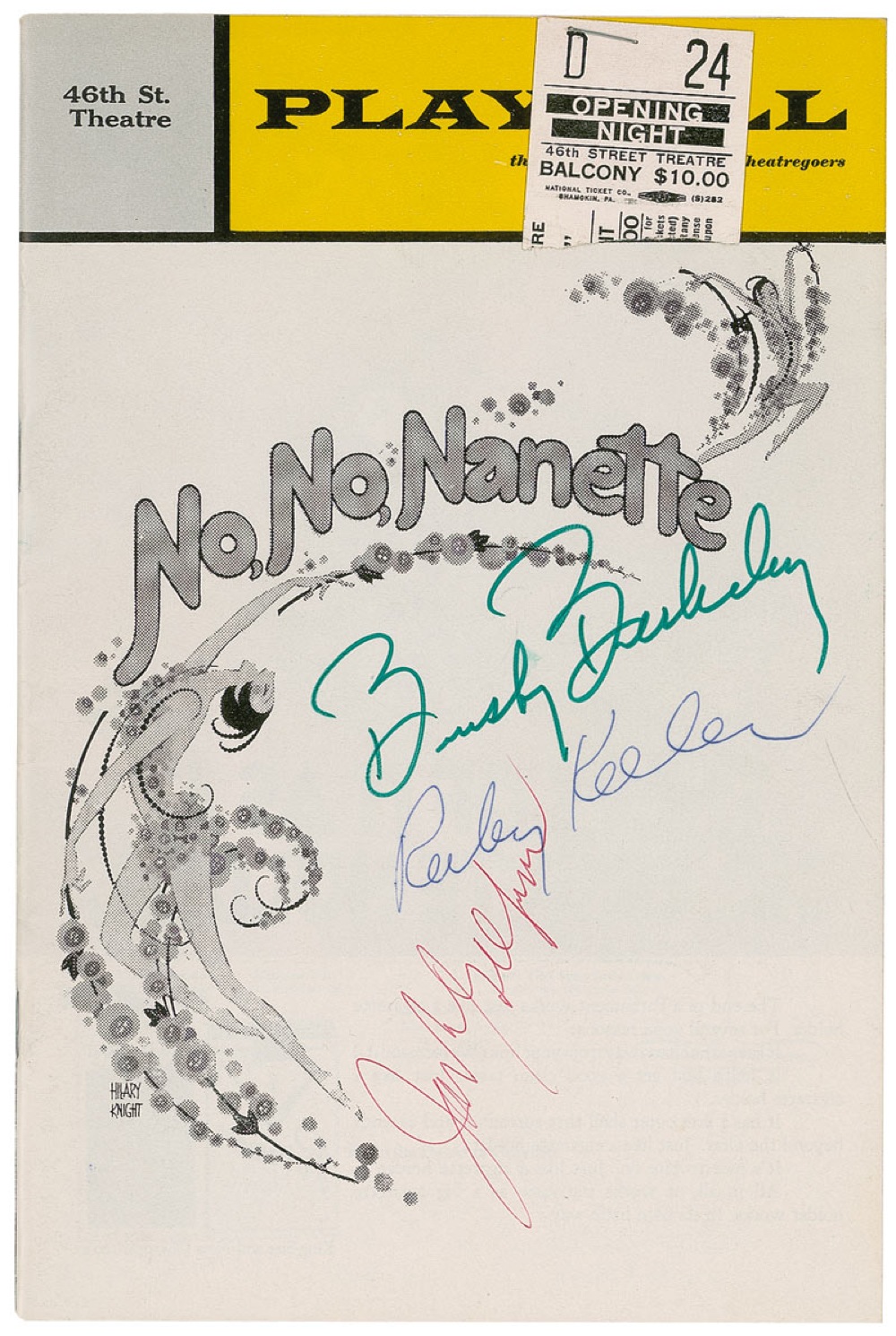 Busby Berkeley Playbill | RR Auction
