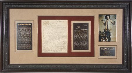 Lot #189 William F. ?Buffalo Bill? Cody: An angry Buffalo Bill spits fire at the man who took control of his Wild West Show - Image 1