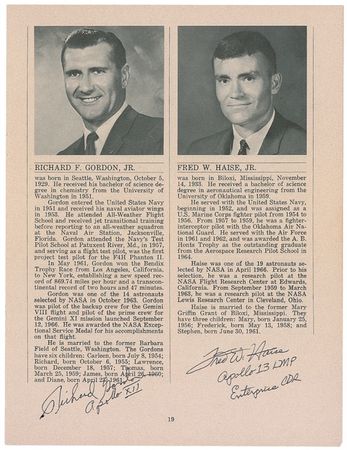 Lot #485 NASA Astronauts: Official 1967 NASA publication bearing 47 signatures including Aldrin, Collins, Shepard, and Glenn! - Image 11