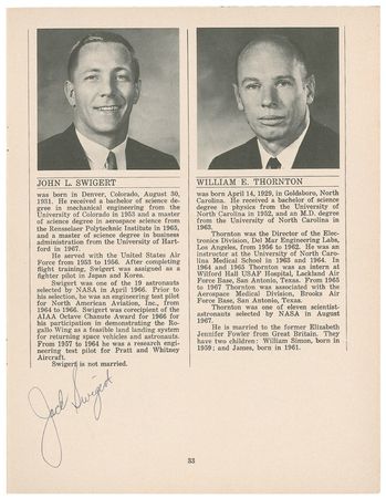 Lot #485 NASA Astronauts: Official 1967 NASA publication bearing 47 signatures including Aldrin, Collins, Shepard, and Glenn! - Image 12