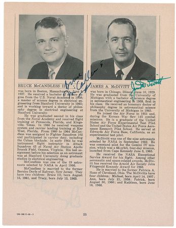 Lot #485 NASA Astronauts: Official 1967 NASA publication bearing 47 signatures including Aldrin, Collins, Shepard, and Glenn! - Image 13