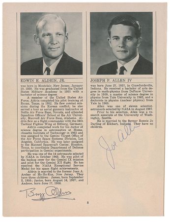 Lot #485 NASA Astronauts: Official 1967 NASA publication bearing 47 signatures including Aldrin, Collins, Shepard, and Glenn! - Image 2