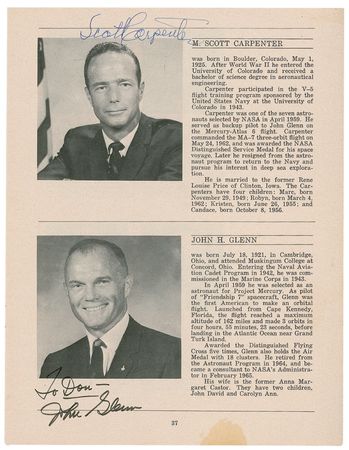 Lot #485 NASA Astronauts: Official 1967 NASA publication bearing 47 signatures including Aldrin, Collins, Shepard, and Glenn! - Image 4