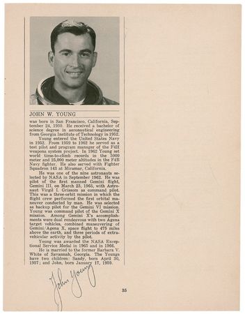 Lot #485 NASA Astronauts: Official 1967 NASA publication bearing 47 signatures including Aldrin, Collins, Shepard, and Glenn! - Image 9