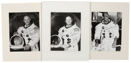 Lot #483 Moonwalkers Signed Photographs - Image 1