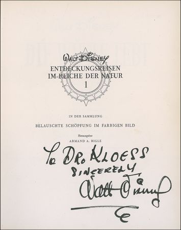 Lot #630 Walt Disney Book - Image 1