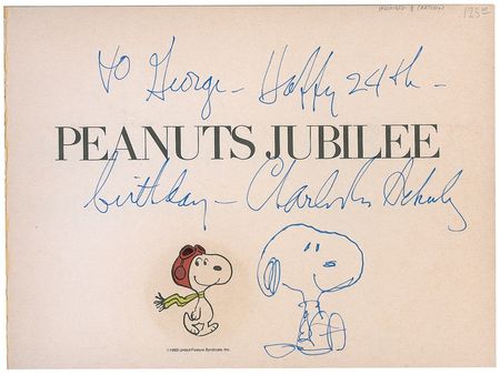 Lot #656 Charles Schulz Book - Image 1