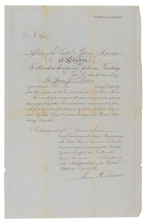 Lot #8 James Buchanan: Buchanan breaks away from
