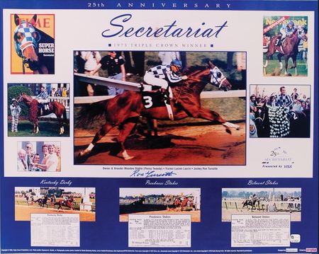 Lot #1551 Horse Racing: Ron Turcotte Signed Photographs - Image 1