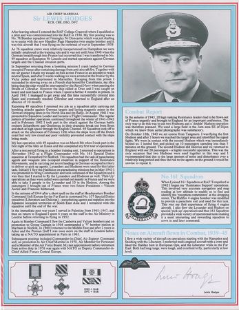 Lot #411 Royal Air Force Biographical Sheets - Image 1