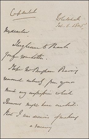 Lot #278 Robert Peel Handwritten Letter Signed - Image 1