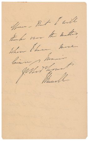 Lot #305 John Russell, 1st Earl Russell Handwritten Letter Signed - Image 2