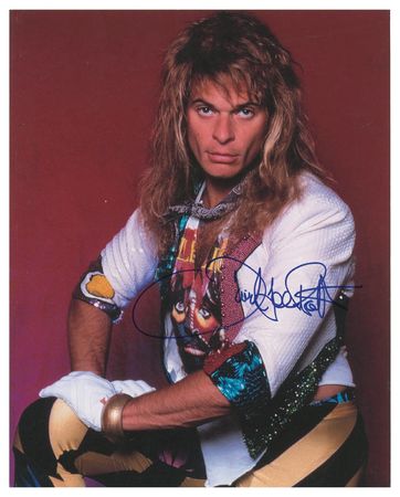 Lot #1035 Van Halen: David Lee Roth Signed Photographs - Image 2