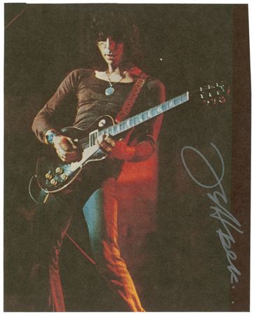 Lot #728 Jeff Beck Signed Photographs - Image 2