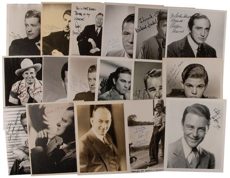 Lot #1067 Actors Signed Photographs - Image 1