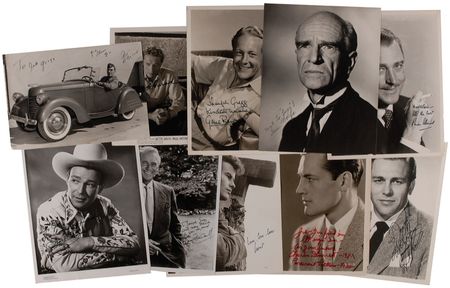 Lot #1067 Actors Signed Photographs - Image 2