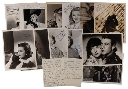 Lot #1070 Actresses Signed Photographs - Image 1