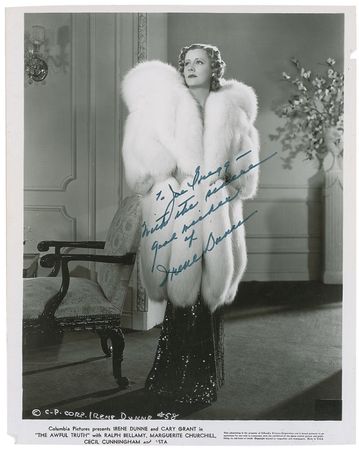 Lot #1183 Irene Dunne Signed Photographs - Image 1