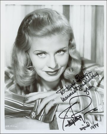 Lot #1375 Ginger Rogers Signed Photographs - Image 2