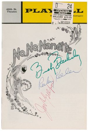 Busby Berkeley Playbill | RR Auction