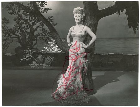 Lot #1218 Betty Grable Signed Photographs - Image 1
