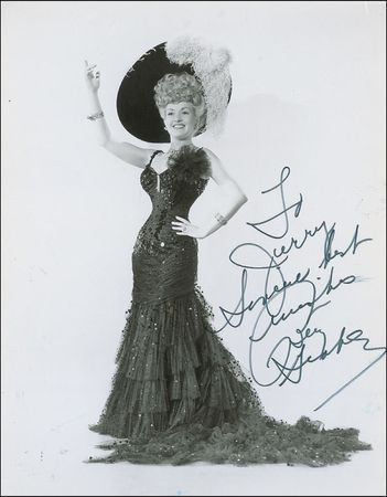 Lot #1218 Betty Grable Signed Photographs - Image 2