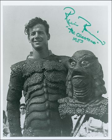 Lot #1154 Creature from the Black Lagoon: Ricou Browning Signed Photographs - Image 1
