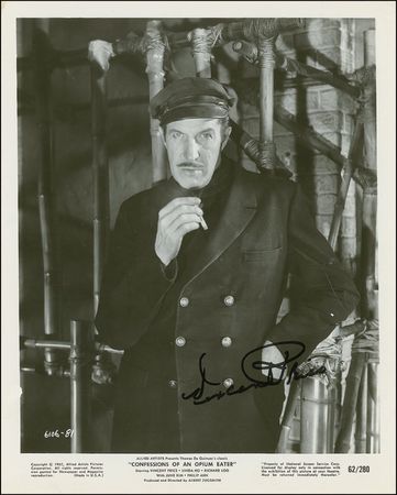 Lot #1364 Vincent Price Signed Photographs - Image 1