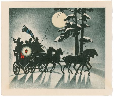 Lot #598 J. D. Salinger: Christmas card from from 1936 signed in full “Jerome Salinger” - Image 1