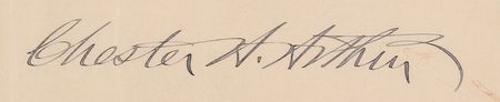 Lot #6 Chester A. Arthur: Arthur appoints an Ohio customs collector - Image 2