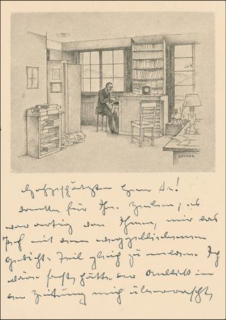 Lot #557 Hermann Hesse Handwritten Letter Signed - Image 1