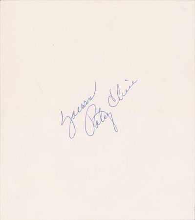 Lot #757 Patsy Cline: Stunning, twice-signed image - Image 2