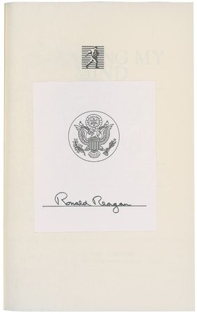 Lot #119 Ronald Reagan Book - Image 1