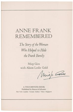 Lot #227 Miep Gies Books - Image 1