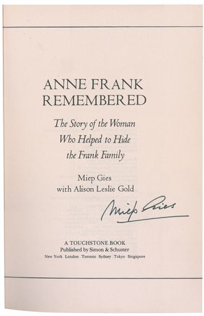 Lot #227 Miep Gies Books - Image 3