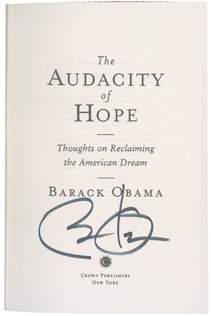 Lot #111 Barack Obama Book - Image 1