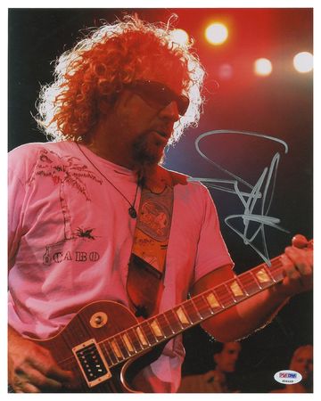 Lot #822 Sammy Hagar Signed Photographs - Image 2
