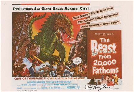 Lot #1385 Sci-Fi: Ray Harryhausen Signed Photographs - Image 1