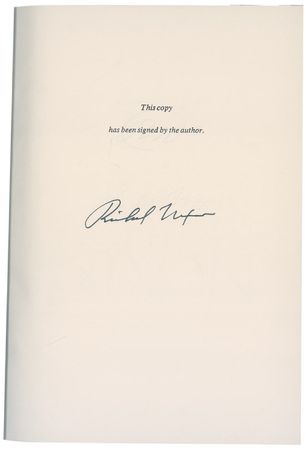 Lot #107 Richard Nixon Book - Image 1