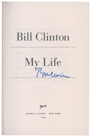 Lot #27 Bill Clinton Book
