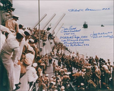 Lot #429 World War II: Pacific Theater Signed Photographs - Image 2