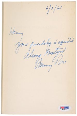 Lot #1627 Barney Ross - Image 1