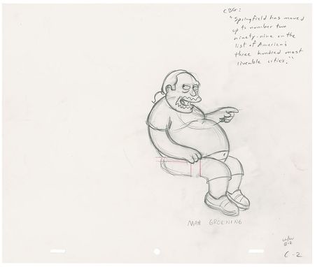 Lot #645 Matt Groening Sketches - Image 2