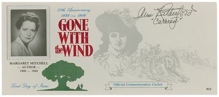 Lot #1213 Gone with the Wind: de Havilland and Rutherford First Day Covers - Image 1