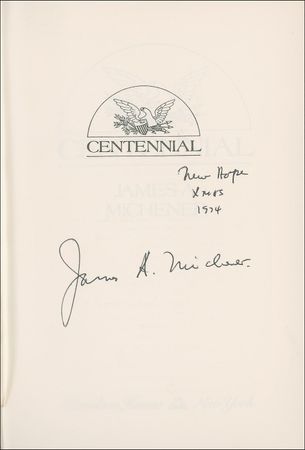 Lot #580 James A. Michener Book - Image 1