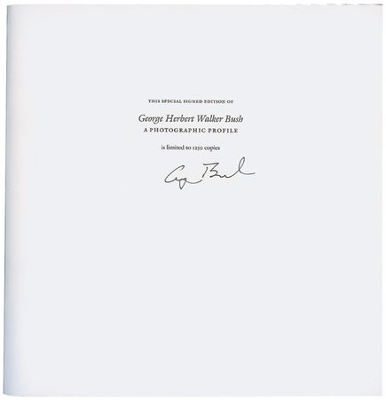 Lot #15 George Bush Book
