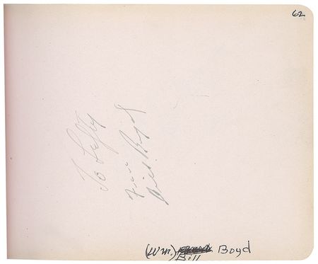 Lot #1083 Autograph Album: An outstanding array of signatures collected during Hollywood’s golden era, including Basil Rathbone, Cary Grant, Tom Mix, Bill Boyd, Helen Twelvetrees, and many more - Image 3